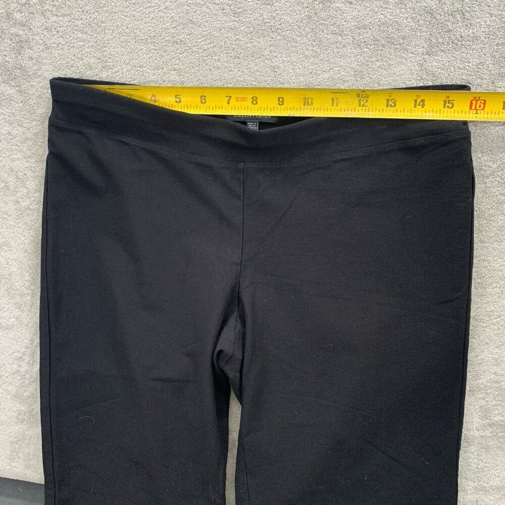 Eileen Fisher Pants Women Small Pull On Straight Leg Ponte Knit Viscose Blend - Picture 6 of 11